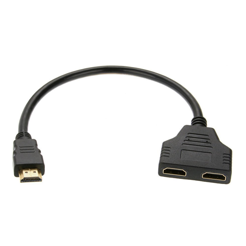 Multiplicador splitter HDMI 1×2 de 1 entrada y 2 salidas 1080p - CompuSystem