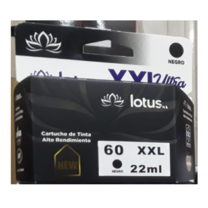 Cartucho de tinta Lotus 60 XXL Negro