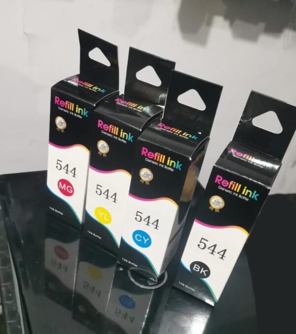 Tinta compatible para recarga de impresora Epson 504/544 70ml color Cyan