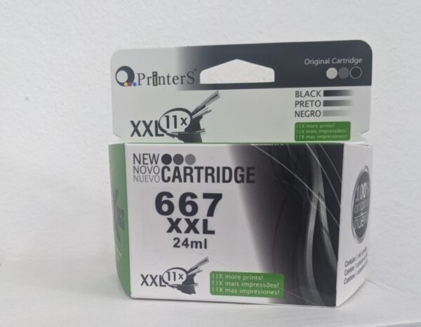 Cartucho de tinta Printers 667 XXL Negro