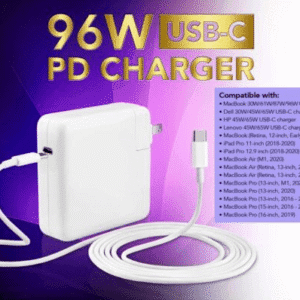 Cargador para Macbook Pro - Air hasta 96W (Máximo) Tipo C
