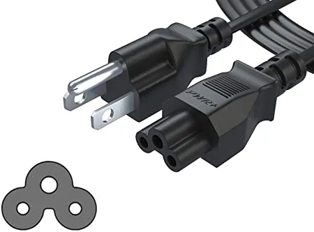 Cable Power Triple Americano para cargadores de Notebook
