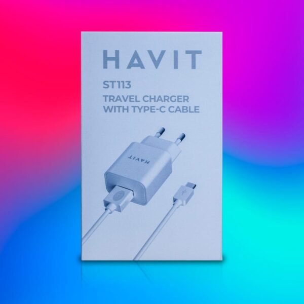 Cargador para celular Smartphone Havit ST113 USB Tipo C