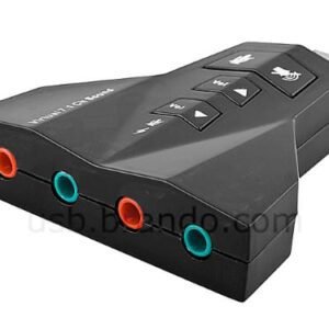 Adaptador de audio tarjeta de sonido externa 7.1 PD560