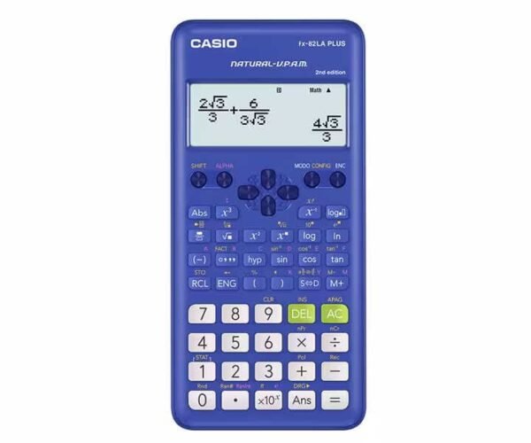 Calculadora Científica Casio FX-82LA Plus 2da Edición - Azul