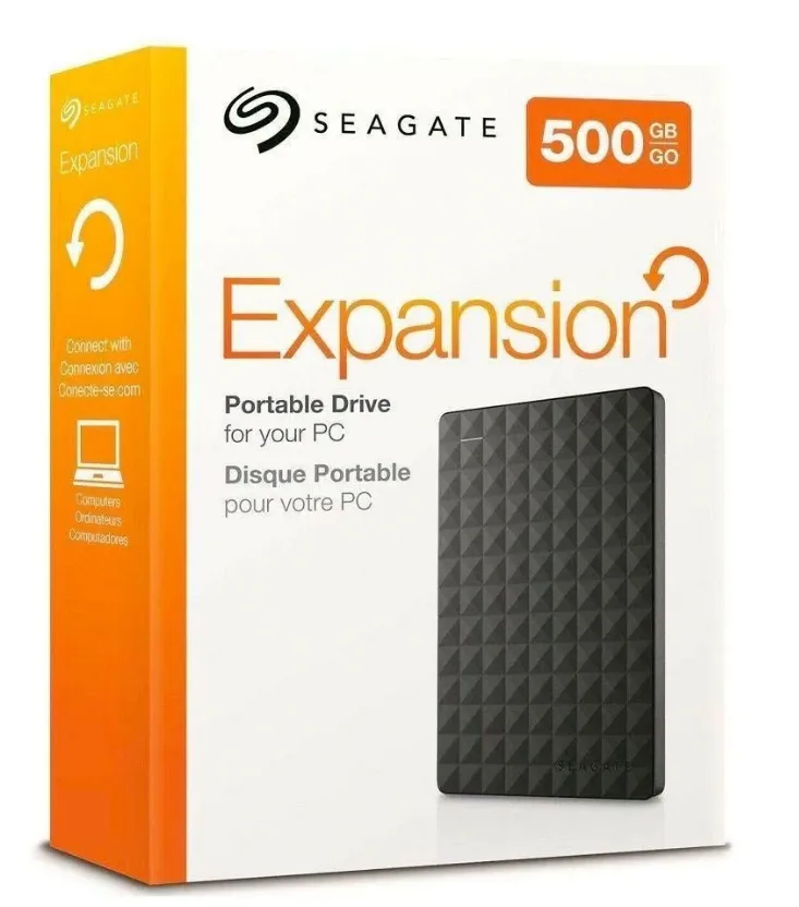 Disco Externo Seagate Expansion 500GB 2.5 pulgadas USB 3.0 STEA500400