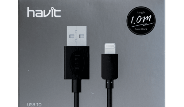 Cable para celular Havit NV-CB8510 Lightning de 1 Metro