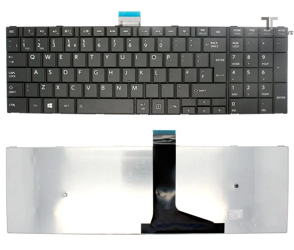 Teclado para notebook Toshiba C50-A C55D-A C55T-A C50 C55 C55D C55T