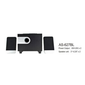 Parlante Subwoofer 12W Bluetooth SATE AS-627BL 2.1 CH