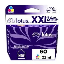Cartucho de tinta Lotus 61 XXL Color