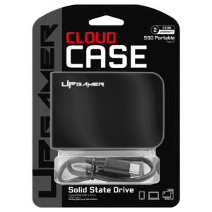 Disco Externo SSD Cloud Case UP Gamer 512GB USB-C 3.0/2.0