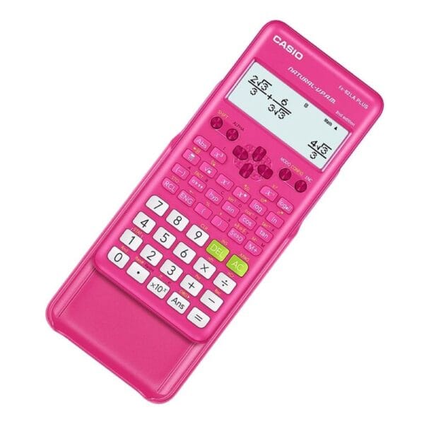 Calculadora Científica Casio FX-82LA Plus 2da Edición - Rosa
