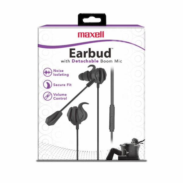Auricular Maxell Eb-V2 con Microfono desmontable