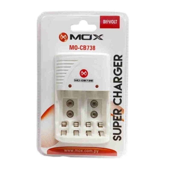 Cargador de pilas Mox MO-CB738