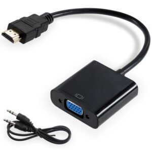 Adaptador HDMI a VGA 1080P +Audio