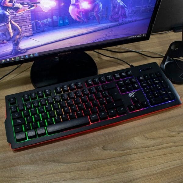 Teclado Gaming Havit KB866L Inglés