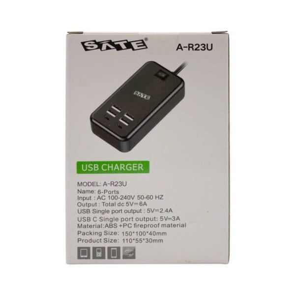 Cargador Multifuncional Sate A-R23