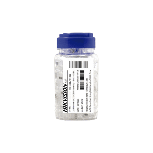 Ficha RJ45 CAT6 Hikvision DS-1M6UA-15U 100 UNIDADES