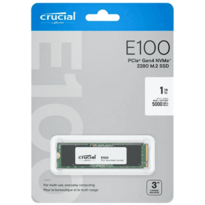 Disco SSD M.2 NVMe de 1TB Crucial E100