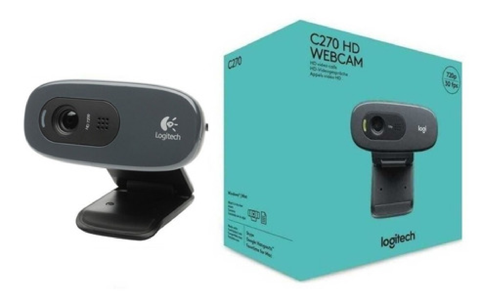 Camara Web Logitech C270 HD 720P 3MP 960-000694