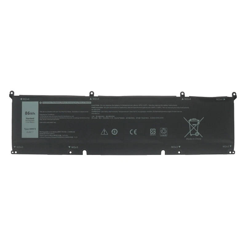 Batería para Dell M15 M17 R3 XPS 15 9500 69KF2 86Wh