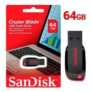 Pendrive de 64GB Sandisk Z50 Cruzer Blade