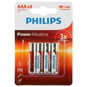 Pila alcalina AAA Philips LR03P4B/97 Powerlife 4 Unidades