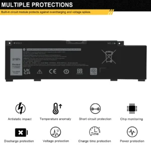 Batería pra Dell 5490 G3 15 3590 3500 G5 15 5500 5505 266J9