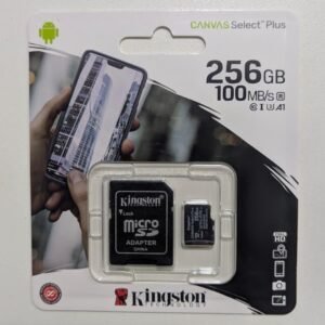 Tarjeta de memoria SDXC de 256GB 2X1 Kingston Canvas Select Plus SDCS2 V30, U1