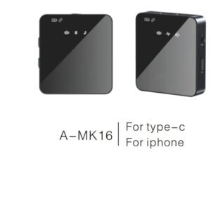 Micrófono Inalámbrico Satellite A-MK16 RX+TX - Negro