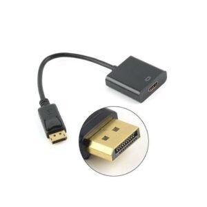 Adaptador display port a HDMI Hembra color negro