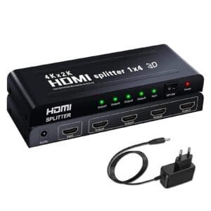 Splitter Hdmi 1×4 UHD 3D 1.4 4K2K 60HZ