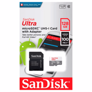 Tarjeta de memoria de 128GB SDXC 2X1 Sandisk ULTRA 100MBs