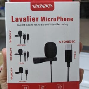 Micrófono de solapa Tipo C Sate A-MK35C