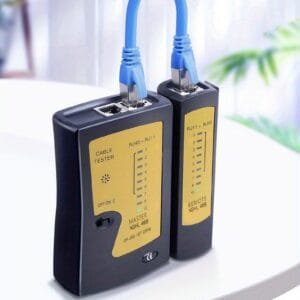 Tester de red RJ45/RJ11 UTP/STP/FTP negro