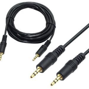 Cable Auxiliar 3.5MM 3 Metros Negro