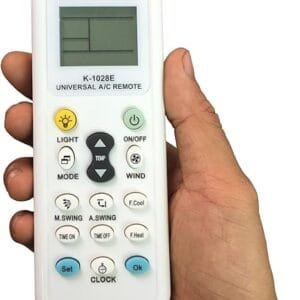 Control remoto universal A/C compatible con 1000 marcas de aire acondicionado para aire acondicionado