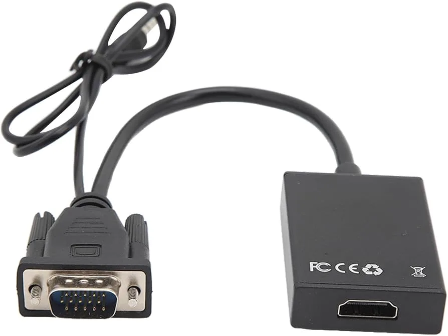 Conversor Vga a Hdmi 1080P Directo 1080P con Audio