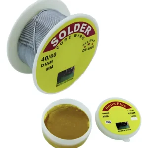 Alambre Soldadura Rollo Estaño 40/60 Y Pasta Modelo