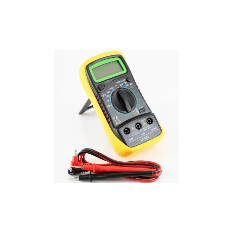 Tester Multímetro Digital Portátil Medidor con Display LCD Voltímetro AC/DC - Imagen 2