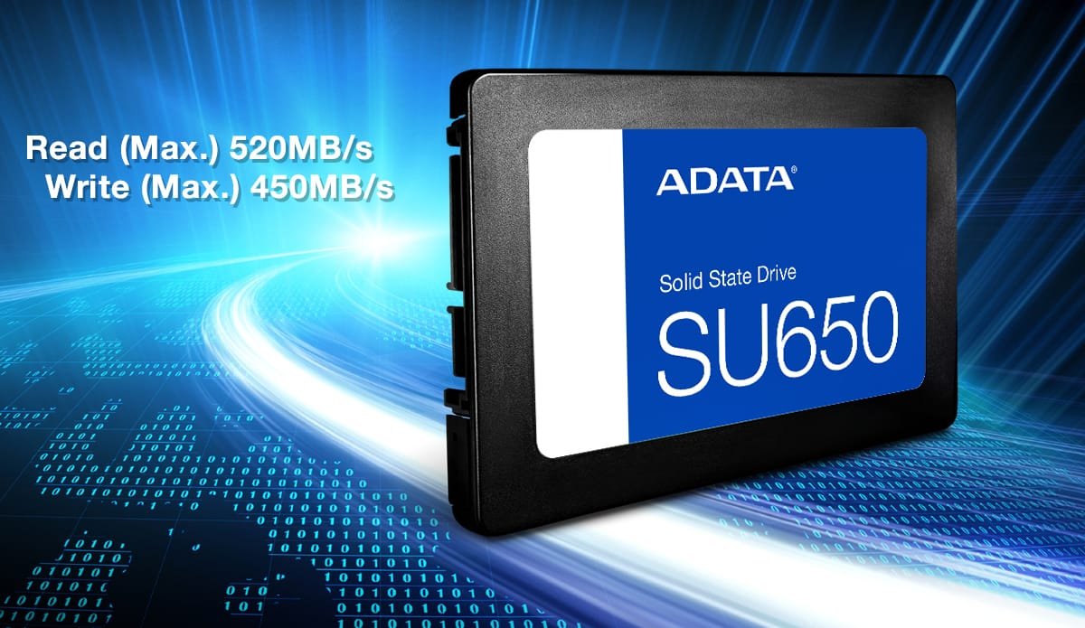 Disco SSD de 960GB Adata SU650 SATA (ASU650SS-960GT-R) - Imagen 2