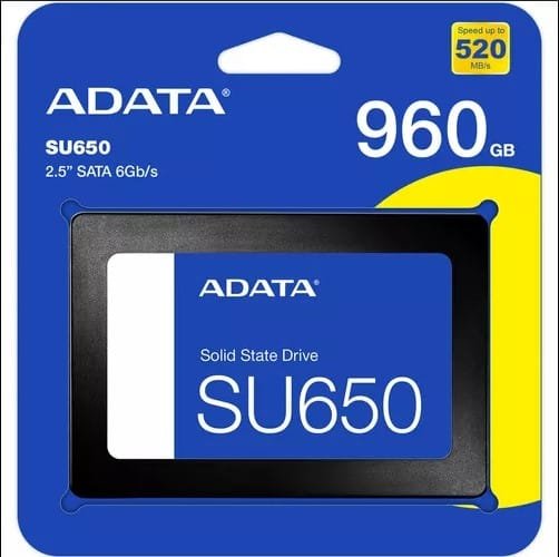 Disco SSD de 960GB Adata SU650 SATA (ASU650SS-960GT-R)