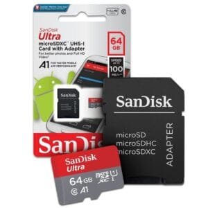 Tarjeta de memoria 64GB SDXC 2X1 Sandisk ULTRA 100MBs