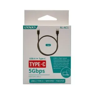 Cable USB a USB tipo C Satellite AL-AC1 de 1 metro Carga Rápida 18W