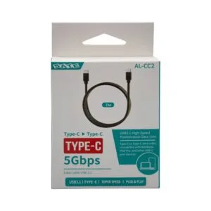 Cable USB tipo C Satellite AL-CC2 de 2 metros Carga Rápida