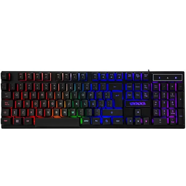 Teclado USB Multimedia LIGHT Sate AK-892 Español