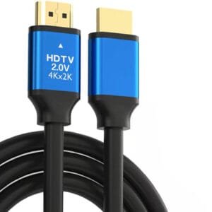 Cable HDMI de Alta Velocidad de 3 Metros punta de metal Color Azul 4k x2k
