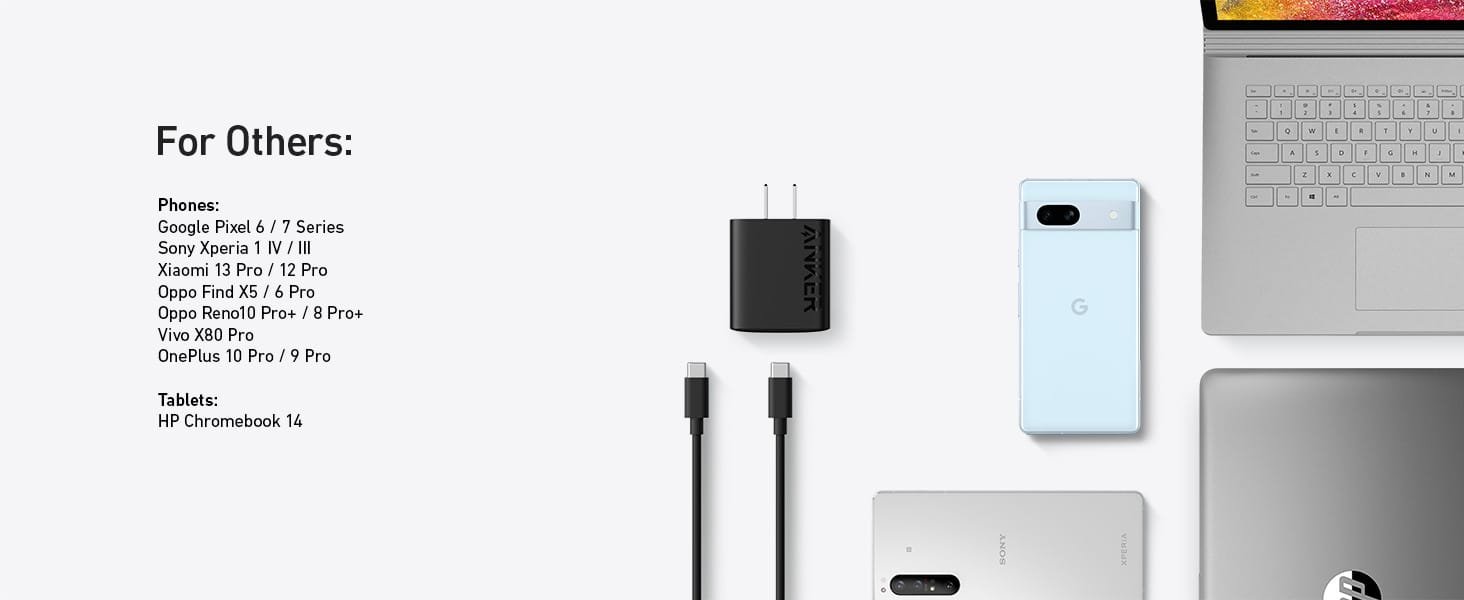 Cargador rápido para Teléfono Smartphone Anker 25W Tipo C + Cable USB-C PPS para Samsung/iPhone - Imagen 6