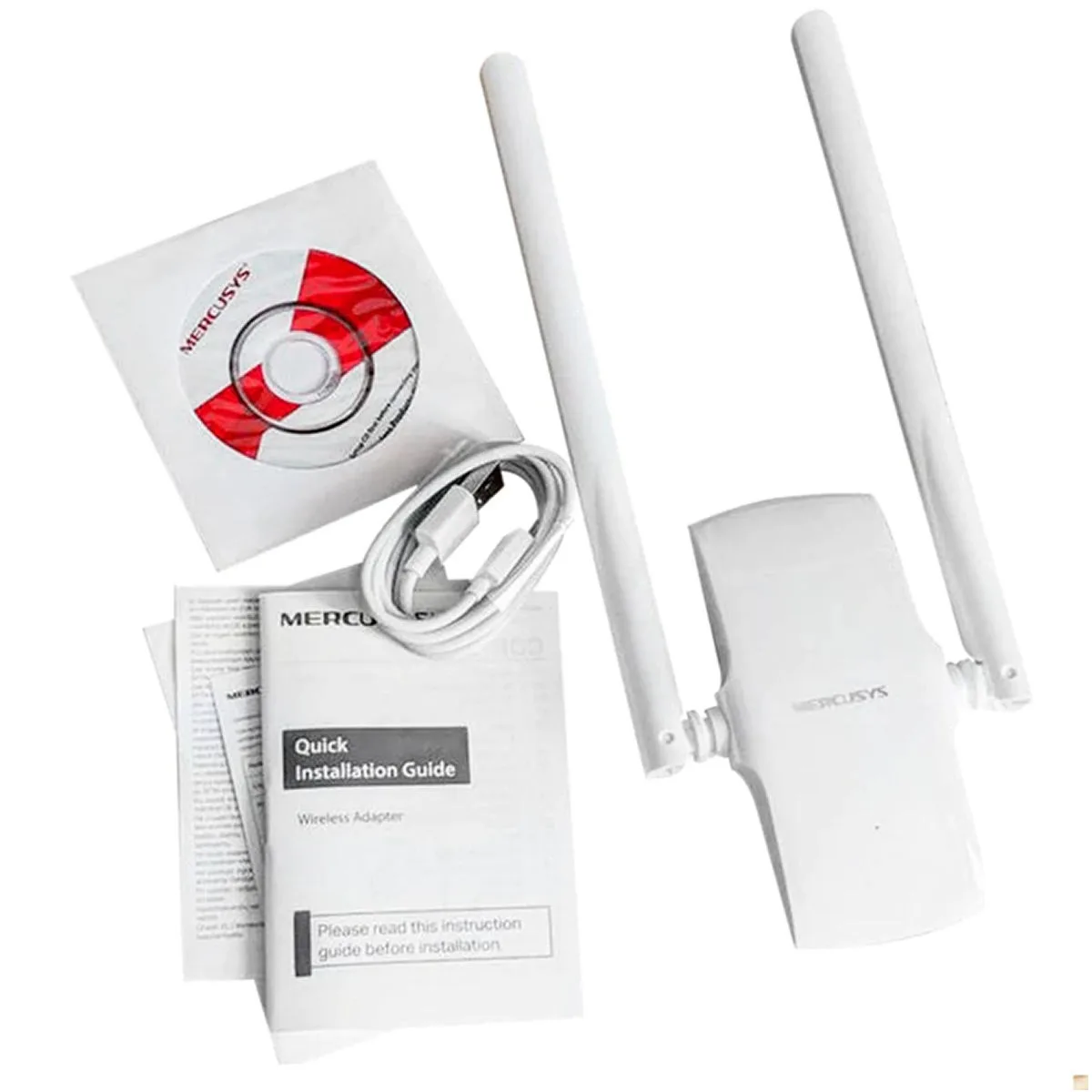 Adaptador USB Wireless Mercusys MW300UH 300Mbps - Imagen 4