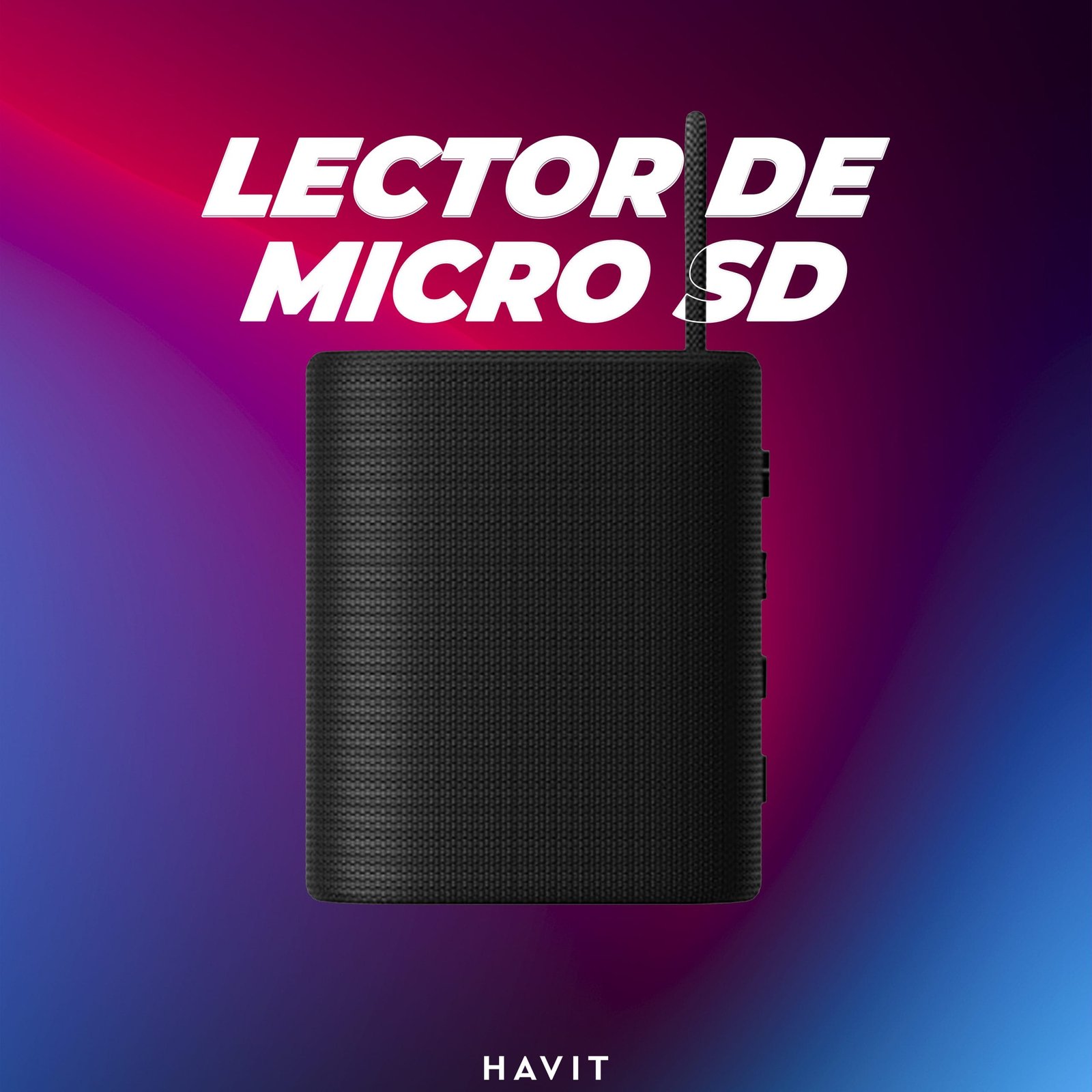 Parlante Bluetooth Havit SK801BT Negro - Imagen 2